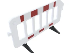 Schake Absperrgitter Kunststoff Weißer Zaunkörper Folie Typ RA1/A Weiß