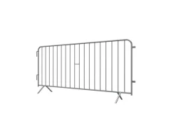 Schake Absperrgitter Typ E Keine Tastleiste Silber