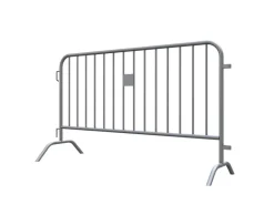 Schake Absperrgitter Typ D Ohne Tastleiste 2 m 14 Stäbe Silber