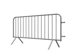 Schake Absperrgitter Typ B 2 m 14 Stäbe Silber