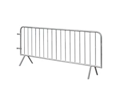 Schake Absperrgitter Typ B 2 m 14 Stäbe Silber