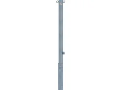 Schake Absperrpfosten Herausnehmbar Dreikant 2 Ösen Ø 60 mm Feuerverzinkt