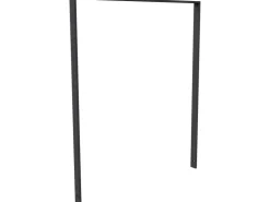 Schake Ahnlehnbügel Flachstahl Ohne Querholm 1000 mm Eisengrau