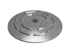 Schake Alumarkierungsnagel Ø 100 mm Ohne Reflexlinsen Silber