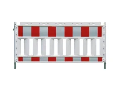 Schake Euro-Absperrschranken RA1/A 1,2 m Weiß-Rot