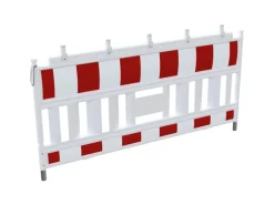 Schake Euro2-Absperrschranken Typ Nox RA1/A Lampenadapter Weiß-Rot
