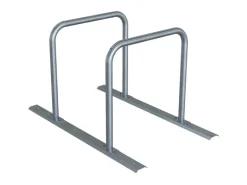 Schake Fahrradanlehnbügel Reihenanlage 2 Einstellplätze Ø 48 mm Feuerverzinkt