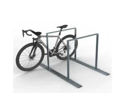 Schake Fahrradanlehnbügel-Reihenanlage für 2 Einstellplätze Feuerverzinkt