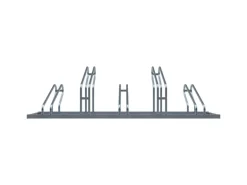 Schake Fahrradständer Einseitig 5 Einstellplätze 1.750 mm Feuerverzinkt