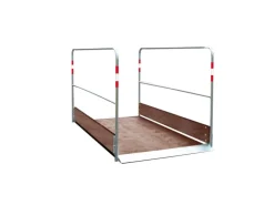 Schake Grabenbrücke Holz 1 m x 2,2 m Braun