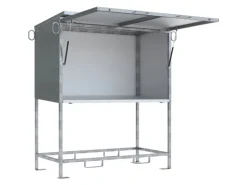 Schake Mobiler Planstand Ohne LED-Leuchten Steckdosen Feuerverzinkt