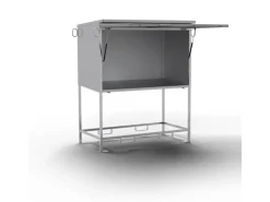 Schake Mobiler Planstand Ohne LED-Leuchten Steckdosen Feuerverzinkt