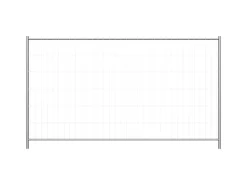Schake Mobilzaun Light Ohne Haken Ösen 3,5 m x 2 m Feuerverzinkt