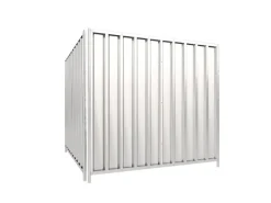 Schake Mobilzaun Trapez Verzinkt 2,2 m x 2 m Feuerverzinkt