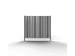 Schake Mobilzaun Trapez Verzinkt 2,2 m x 2 m Feuerverzinkt