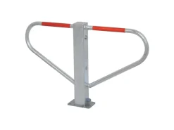 Schake Parkplatzsperre Umlegbar Rundzylinder Aufdübeln 70 x 70mm Feuerverzinkt