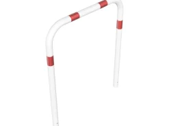 Schake Rohrbügel Einbetonieren 1.000 mm x 1.200 mm Weiß-Rot