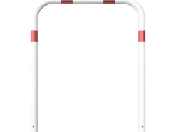 Schake Rohrbügel Einbetonieren 1.000 mm x 1.200 mm Weiß-Rot