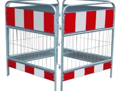 Schake Schachtschutzgitter 1,6 m x 1,6 m Verzinkt 2-teilig