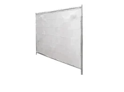 Schake Sichtschutzplane Schwer Entflabar Weiß