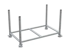 Schake Stapelpalette 1,3 m x 0,7 m x 0,7 m Feuerverzinkt