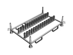 Schake Stapelpalette 30 Schilder Feuerverzinkt