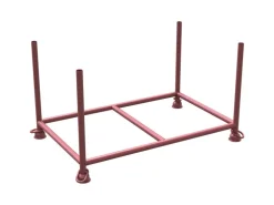 Schake Stapelpalette Füllmaße 1,43 m x 0,87 m x 0,7 m Braun Lackiert