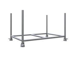 Schake Stapelpalette Füllmaße 1,43 m x 0,87 m x 0,7 m Feuerverzinkt