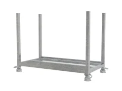 Schake Stapelpalette für 25 Stk. Mobilzaunfüße Feuerverzinkt