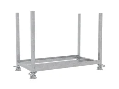 Schake Stapelpalette für 25 Stk. Mobilzaunfüße Feuerverzinkt