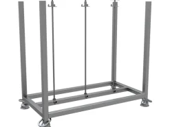 Schake Stapelpalette für 30 Stk. Fußplatten 1,4 x 0,73 x 1,31 m Feuerverzinkt