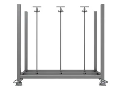 Schake Stapelpalette für 30 Stk. Fußplatten 1,4 x 0,73 x 1,31 m Feuerverzinkt