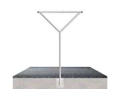 Schake Wäschetrockengerüst Y-Form Feuerverzinkt