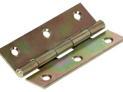 Scharnier Schmal Gelb Verzinkt 80 mm x 42 mm