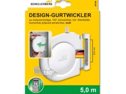 Schellenberg Design-Gurtwickler Mini mit Rollladengurt Weiß