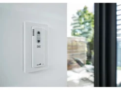 Schellenberg Funk-Handsender 5-Kanal mit Wandhalterung Weiß