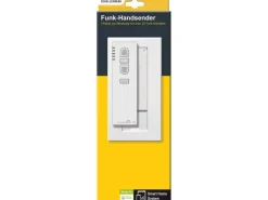 Schellenberg Funk-Handsender 5-Kanal mit Wandhalterung Weiß