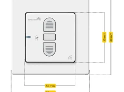 Schellenberg Funk-Rollladenschalter Unterputz Weiß