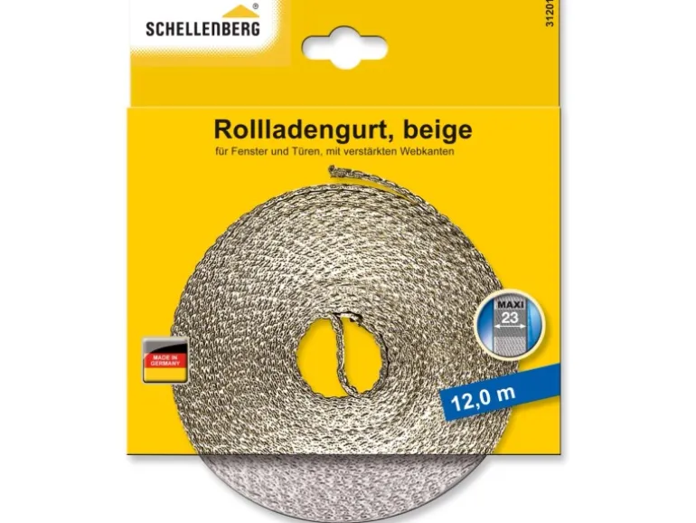 Schellenberg Rollladengurt Maxi 23 mm 12 m Beige