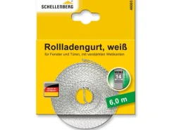 Schellenberg Rollladengurt Mini 14 mm 6 m Weiß