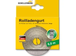 Schellenberg Rollladengurt Mini 14 mm 6 m Beige