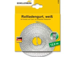 Schellenberg Rollladengurt Mini 14 mm 12 m Weiß