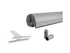 Schellenberg Rollladenpanzer Mini PVC 220 cm x 100 cm Grau
