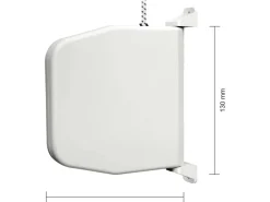 Schellenberg Rollladen-Schnurwickler mit Schnur 5 m Weiß