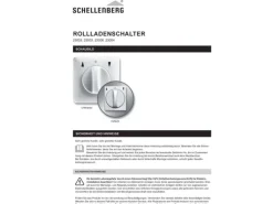 Schellenberg Rollladenschalter Aufputz Weiß