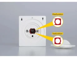 Schellenberg Rollladenschalter Aufputz Weiß