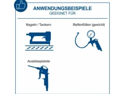 Scheppach Kompressor HC30ox Ölfrei 24 l 8 Bar 1100 W