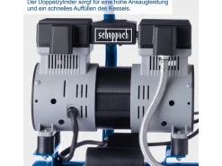 Scheppach Ultra Silent Kompressor HC08Si