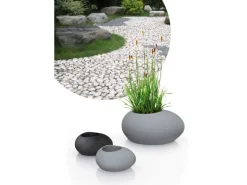 Scheurich Pflanzgefäß Flow 48 cm x 38 cm Stony Grey