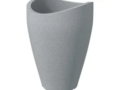 Scheurich Pflanzgefäß Wave Globe High Ø 50 cm x 67 cm Stony-Grey